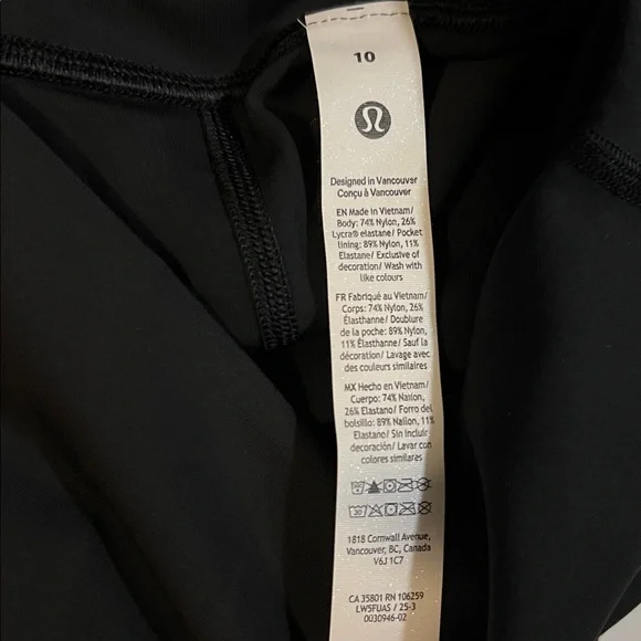 Lululemon Wunder Under SmoothCover HR Leggings 28” Black 6,8,10,12 & 14 NWT - Picture 10 of 14